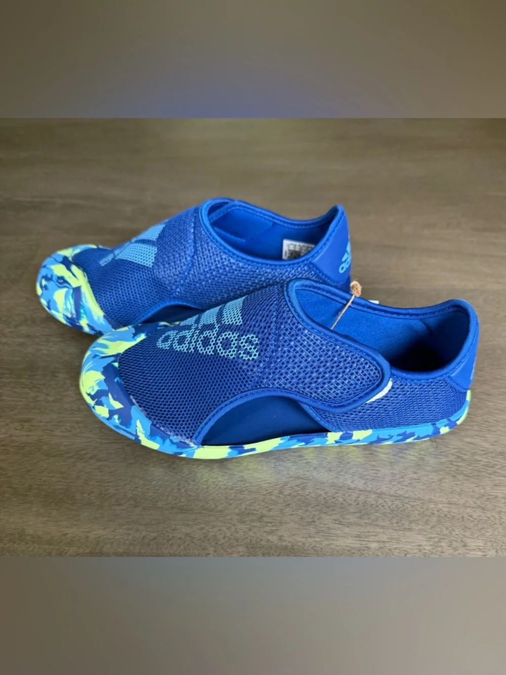 Adidas Little Kids Blue Slip-On Altaventure Water Shoes Size 2 *New in Box